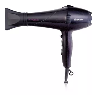 Secadora de cabello Siegen SG-3112 negra 220V - 240V