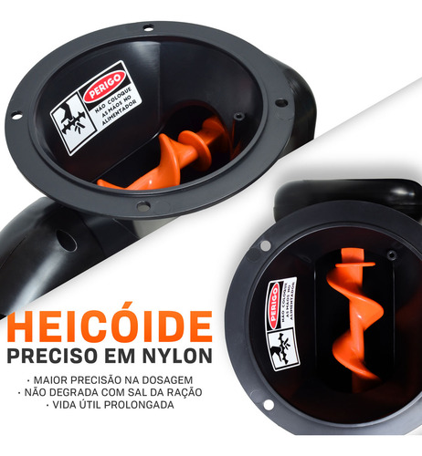 Alimentador Comedouro Automático Divisor Y E Agitador Gl 22l