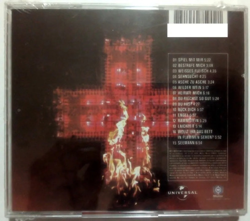 Pack 2 Cds De Rammstein: Live Aus Berlin + Mutter