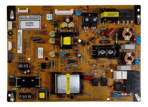 Placa Fonte LG - 42lm6400 47lm6400 - Eax64744204 Eay62608903