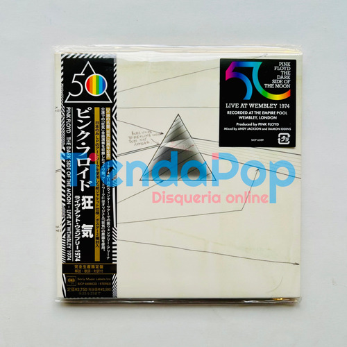 Cd Pink Floyd Dark Side Of The Moon Live Wembley 74 Japon Cd