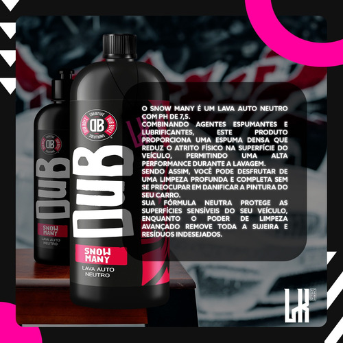 Kit Shampoo Hypo Float Pre Lavagem Snow Many Neutro Dub Boyz