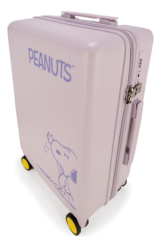 Maleta De Cabina 20 Plg Peanuts X Oe Lila Chico