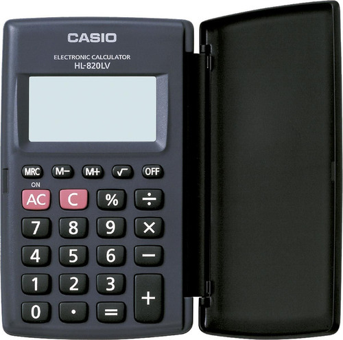 Calculadora De Bolso 8 Dígitos Hl820lv Casio Cor Preto