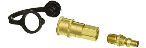 Conector Gas Propano/natural 1/4  Macho X 1/4  Hembra