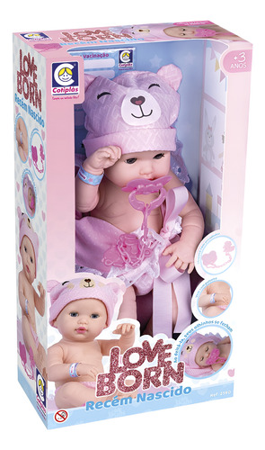 Boneca Love Born Recém Nascido