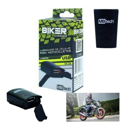 Carregador De Celular P/ Moto Motocicletas Ajustável Usb