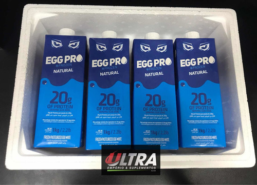 Imagem 1 de 2 de Clara De Ovo Liquida Pasteurizada Egg Pro (kit Com 4 Lts)