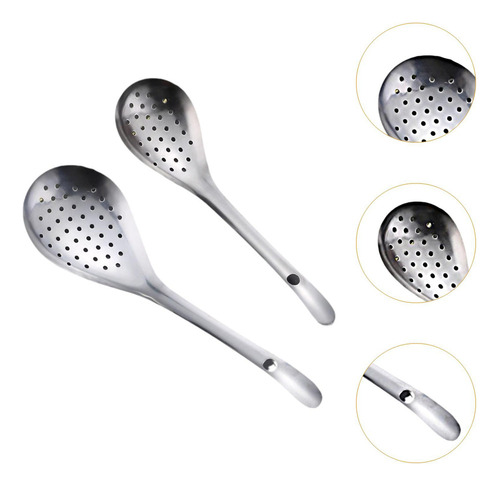 New.. Espumador De Acero Inoxidable De 2 Piezas, Cuchara