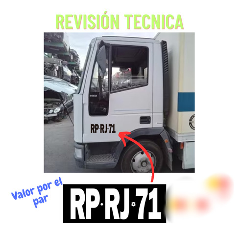 Patente Revision Tecnica Puerta Camion