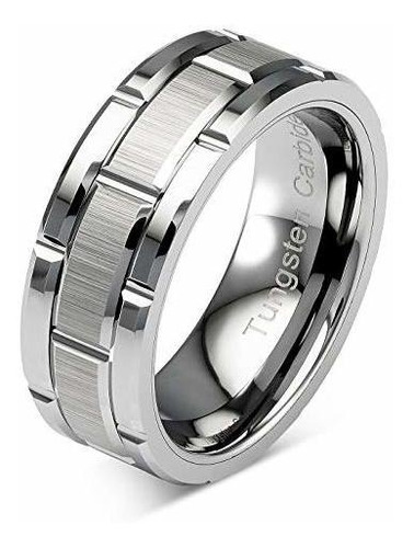 100s Joyería Anillos De Tungsteno Para Hombres Banda De Boda