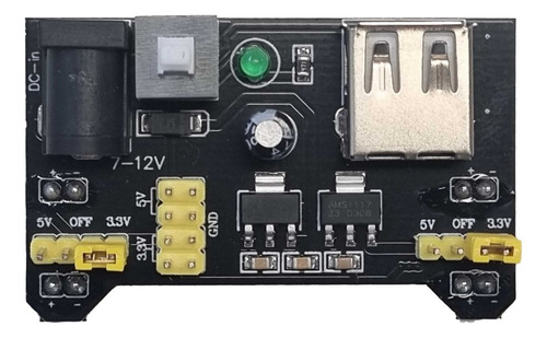 Fuente Breadboard Protoboard 5v 3.3v Mb102 Para Arduino
