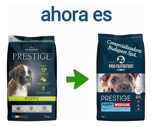 Alimento Prestige Flatazor Puppy, Saco 3 Kg.