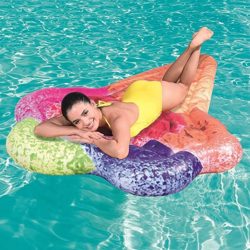 Colchoneta Inflable 'cono De Helado Bestway Modelo 43183 Color Multicolor