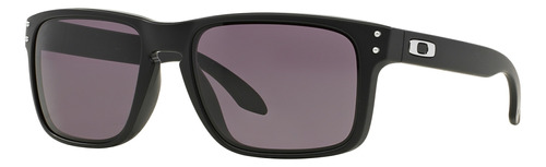 Anteojos de sol Oakley Holbrook Standard con marco de o matter color matte black, lente grey de plutonite prizm, varilla matte black de o matter - OO9102