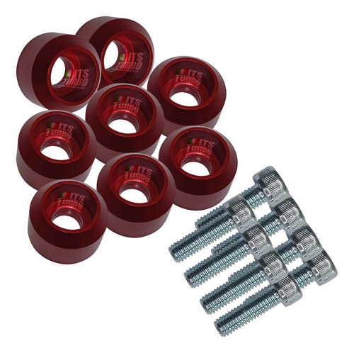 Kit Arruelas Billet Anodizadas Com Parafuso M6