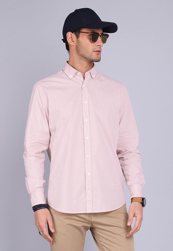 Camisa Cuadros Manga Larga Arrow Cm3003srd