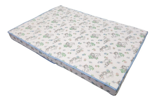 Colchon Para Cuna Corral Impermeable Hule Espuma 70 * 100 Cm