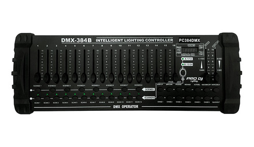 Controlador Dmx Pro Dj Lighting Pc384 Dmx
