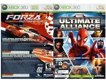 Comprar Marvel Ultimate Alliance Y Forza Motorsport 2 Xbox 360