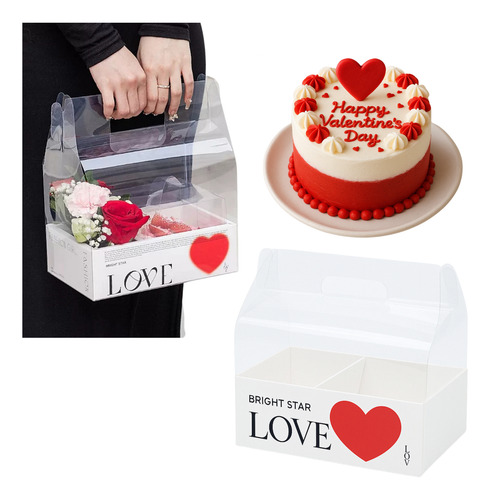 Bolsa Pvc Caja De Regalo Souvenir Torta (30x26.5cm) Cod 3177 Caja Regalo Love