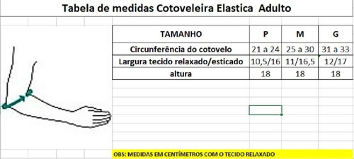 Imagem 2 de 2 de Cotoveleira Elástica Preta (par) - Progne Sports
