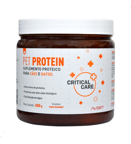 Pet Protein Suplemento Em Pó Cães E Gatos 300g