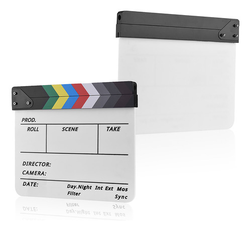 Lámina De Rotuladores Clapper Scene Clapper Con Película Cor