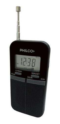 Radio Philco Prc39d Am/fm Lcd Pilas