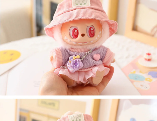Iy 5pcs Clothes For Labubu Dolls Accessories Set/