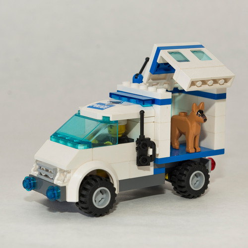 Lego City 7285: Police Dog Unit ( Año 2011 ) 96 Police (Usado)