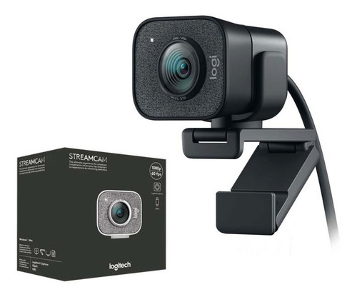 Cámara Web Logitech Streamcam Full Hd 60fps Color Grafito