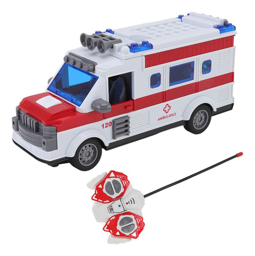 000 Ambulancia Juguete Modelo Control Remoto Niños S Cuatro