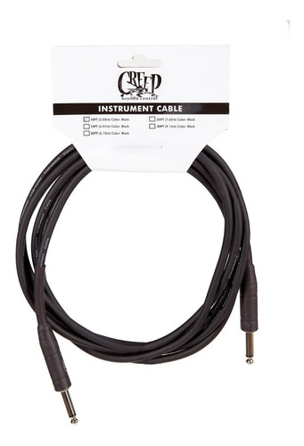 Cable Para Instrumentos 3.05mts Plug Recto Creep
