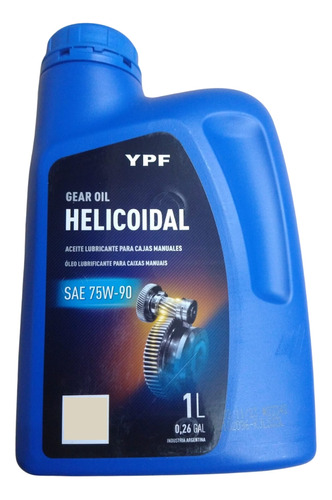 Aceite Para Caja Ypf Helicoidal Sae 75w90 1lt 100%