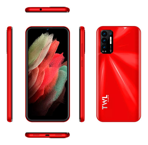 Celular Twl F5x Dual Sim Memoria 2+16gb 6.53 PuLG Hd Smartphone 3500 Cámara Mah 5+13mp  Android 8 Acceso Rápido Facial Quad Core Económico Fácil Uso