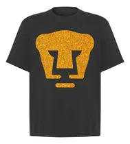 Comprar Jersey Playera Oversize Pumas Unam Hombre Logo Dorado Glitte