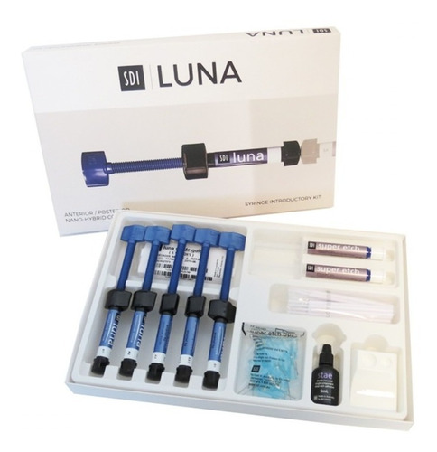 Kit Composite Luna Sdi X5 Jeringas 4gr Dental Odontología