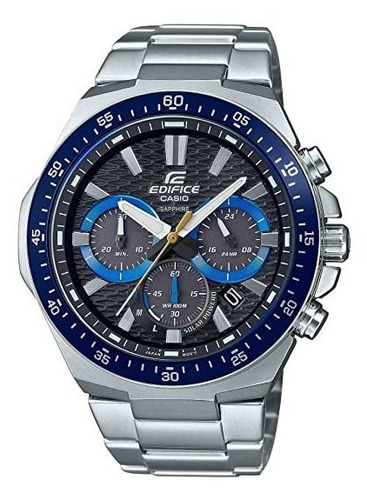 Casio Edifice - Indicador De Fecha De Cronógrafo Alimentado