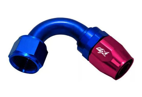 Acople Conexión 120° An4 Azul Rojo Ftx Fueltech