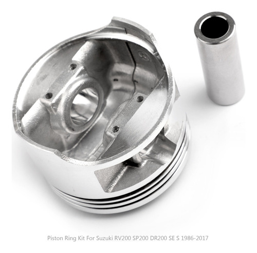 M Kit Pistón +0,50 Mm Para Suzuki Dr200 Sp200 Rv200 66,5mm