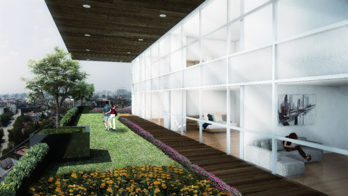 Departamento En Venta Hipódromo Condesa, Cuauhtémoc, Cdmx. Sky Bar Con Área Lounge, Vm100