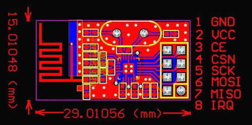 Transceptor Nrf24l01 Uart 100 Metros, 2 Unidades