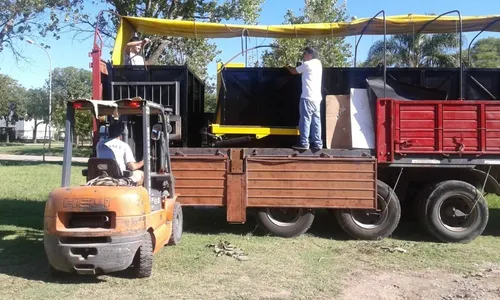 Volcador Cajones Bin Para Autoelevador - Tractor - Pala