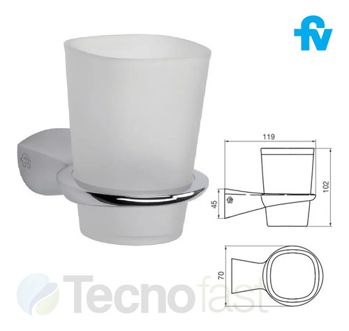 Kit De Accesorios Fv Epuyen 6 Piezas Set Baño 0179.06/l2