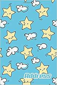 Address Address Book (vol B14) Star  Y  Cloud Design Glossy 