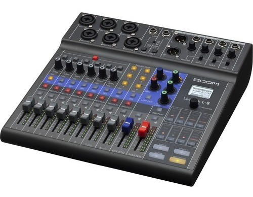 Imagen 2 de 8 de Mixer 8 Canales Portatil - Zoom Livetrak L-8