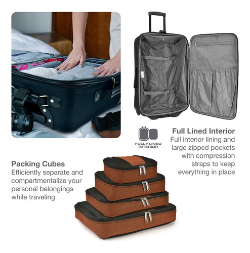 Set De Equipaje Travel Select Amsterdam Expandible De 8 Piez