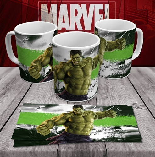 Caneca Em Porcelana Hulk Modelo 3