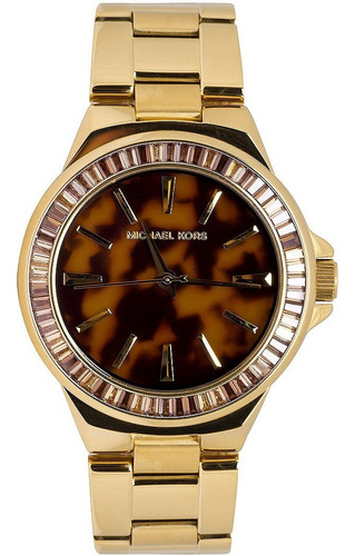 Relógio Michael Kors Mk5723 Dress Orig Gold Tortoise